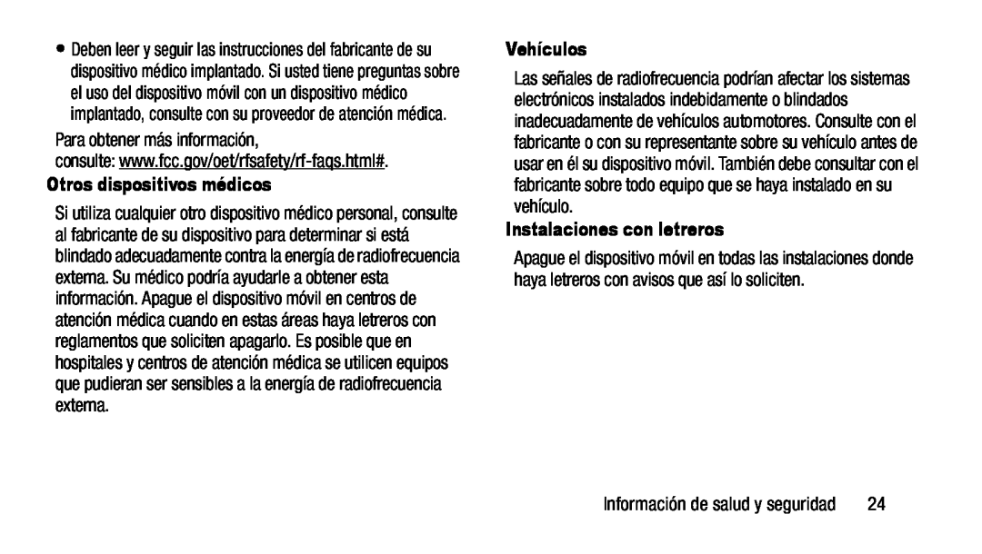 Otros dispositivos médicos Vehículos