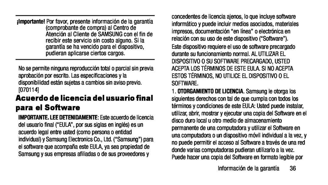 Acuerdo de licencia del usuario final para el Software