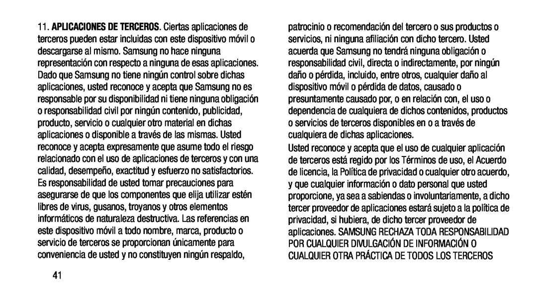 APLICACIONES DE TERCEROS