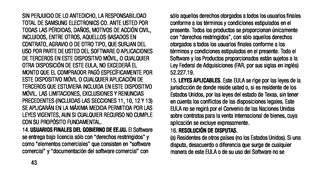 16.RESOLUCIÓN DE DISPUTAS Galaxy Tab 3 7.0 AT&T