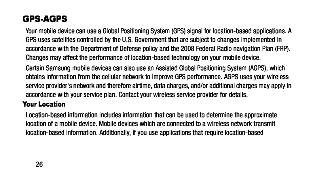 Your Location GPS-AGPS