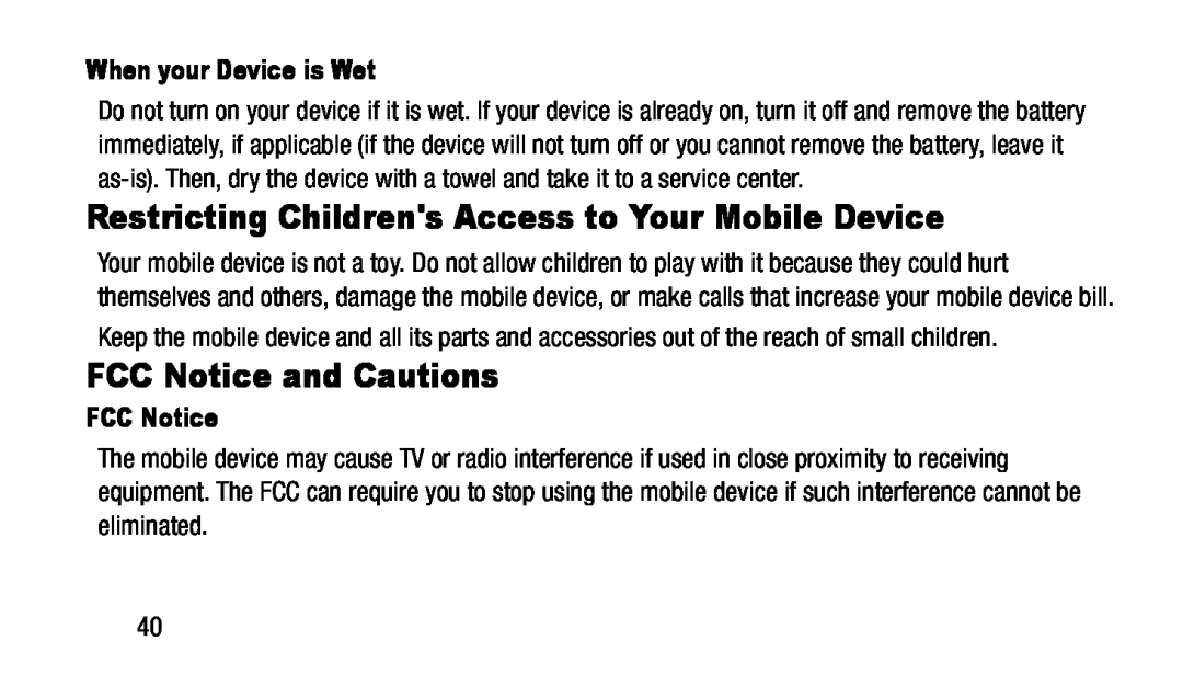 Restricting Children's Access to Your Mobile Device Galaxy Tab 3 7.0 T-Mobile