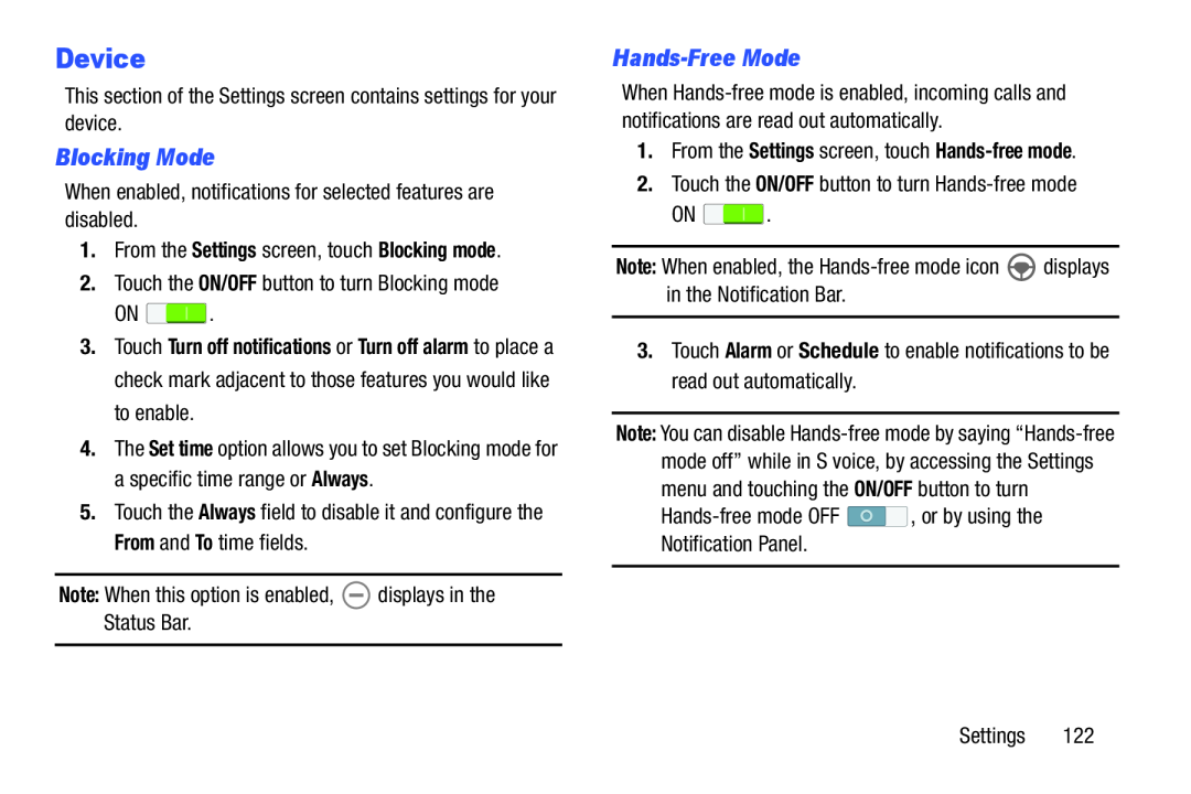 Blocking Mode Galaxy Tab 3 7.0 Wi-Fi