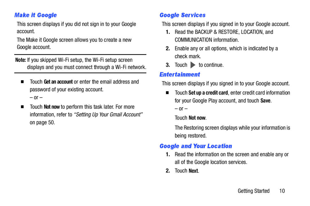 Make it Google Google Services