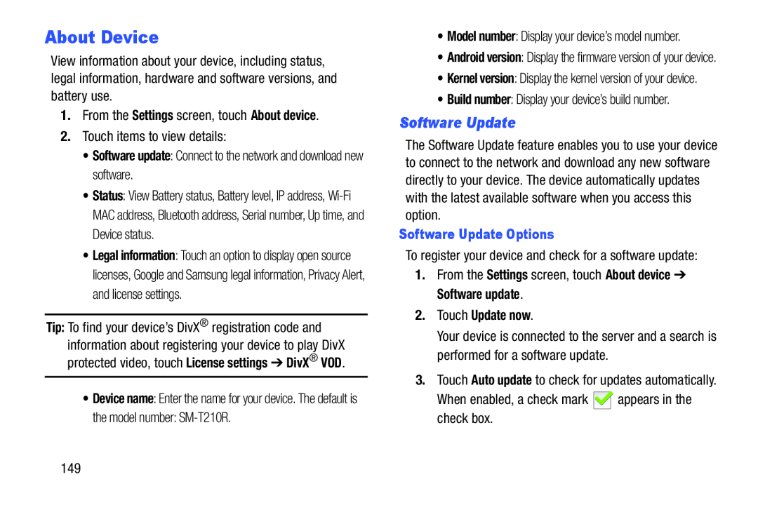 Software Update Galaxy Tab 3 7.0 Wi-Fi