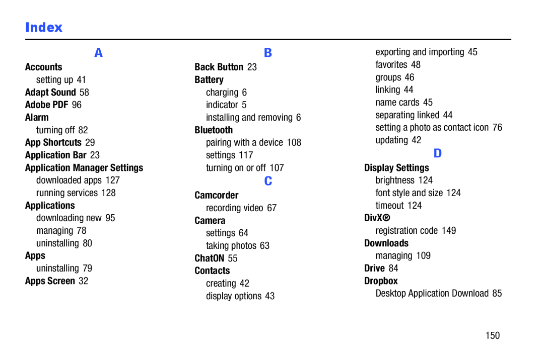 Index Galaxy Tab 3 7.0 Wi-Fi