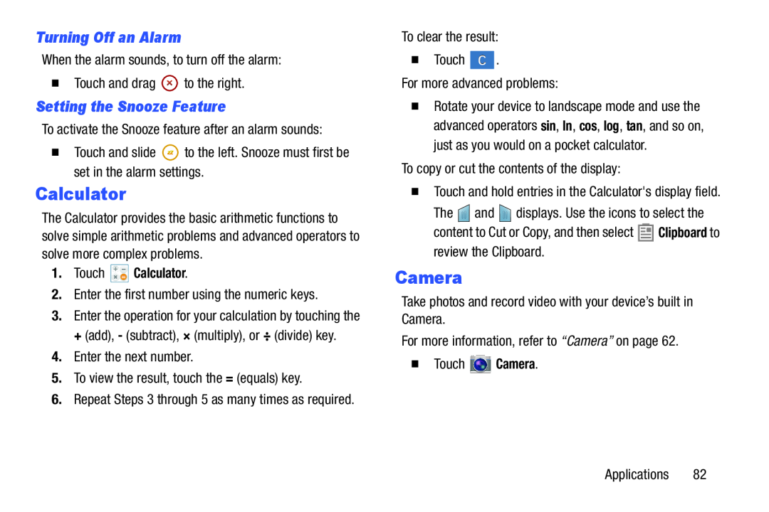 Setting the Snooze Feature Galaxy Tab 3 7.0 Wi-Fi