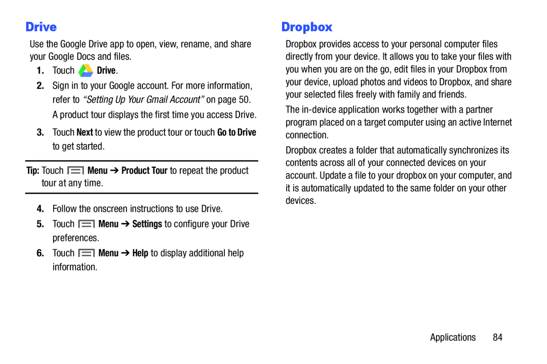 Drive Dropbox