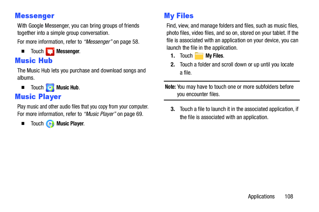 My Files Galaxy Tab 3 10.1 Wi-Fi