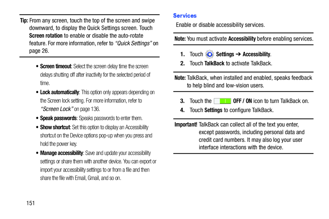 Settings Galaxy Tab 3 10.1 Wi-Fi