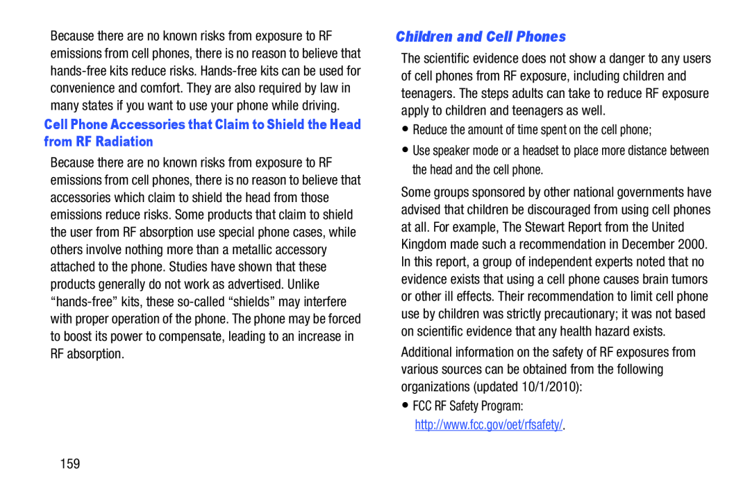 Children and Cell Phones