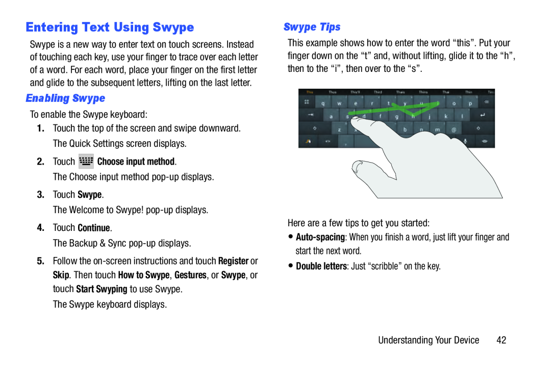 Enabling Swype Galaxy Tab 3 10.1 Wi-Fi