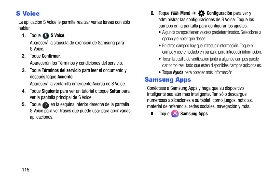 Samsung Apps Galaxy Tab 3 10.1 Wi-Fi