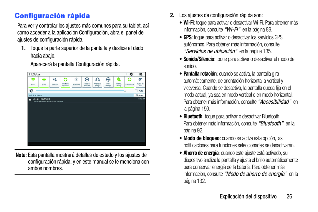 Configuración rápida