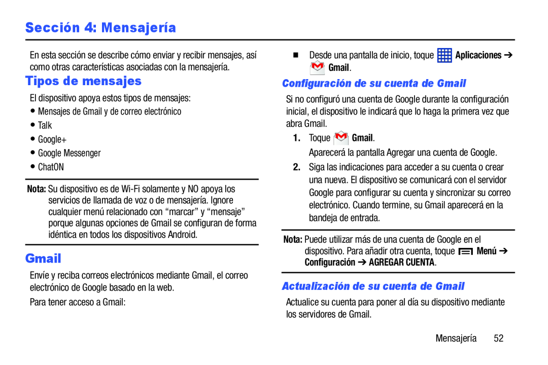 Configuración de su cuenta de Gmail Actualización de su cuenta de Gmail