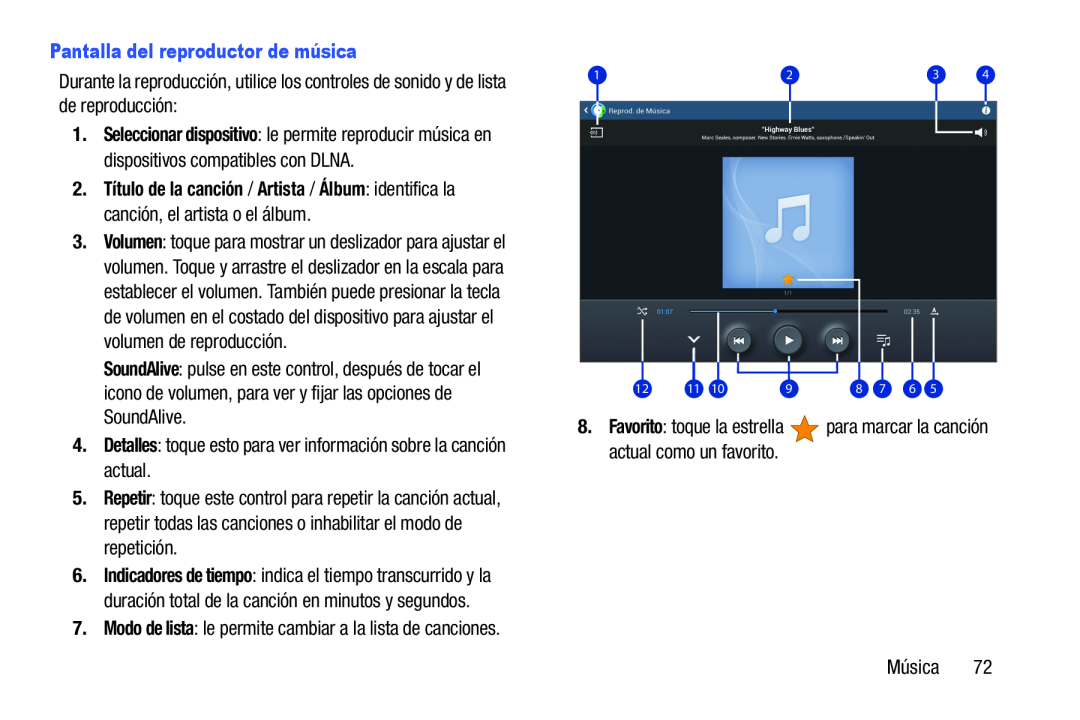 Título de la canción Galaxy Tab 3 10.1 Wi-Fi