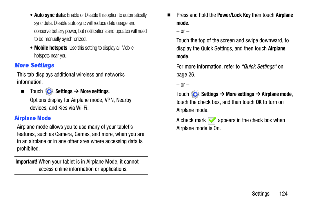 More Settings Galaxy Tab 3 10.1 Wi-Fi