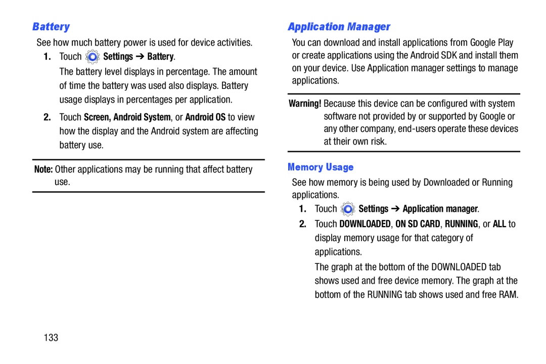 Battery Application Manager