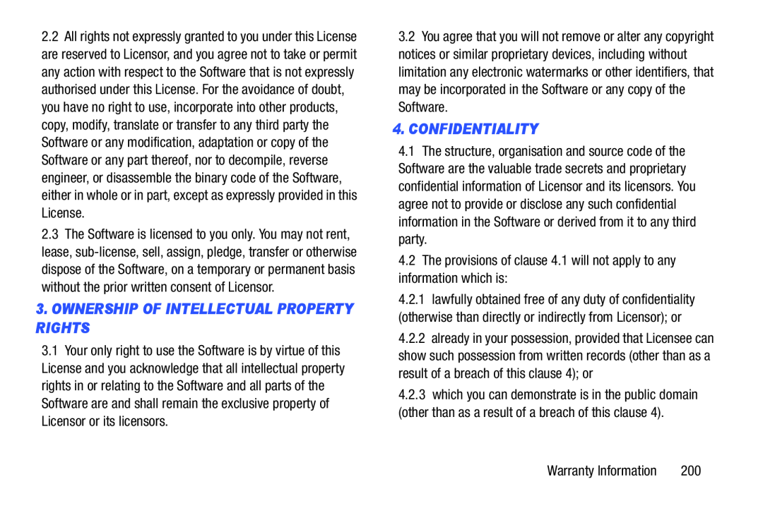 3.OWNERSHIP OF INTELLECTUAL PROPERTY RIGHTS Galaxy Tab 3 10.1 Wi-Fi