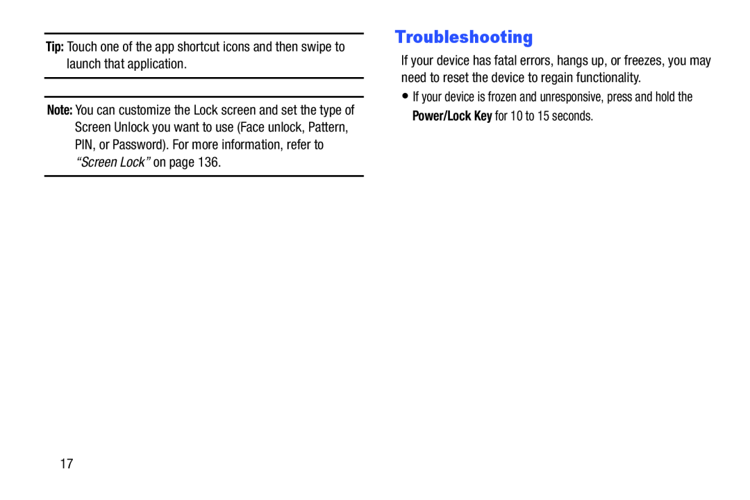 Troubleshooting