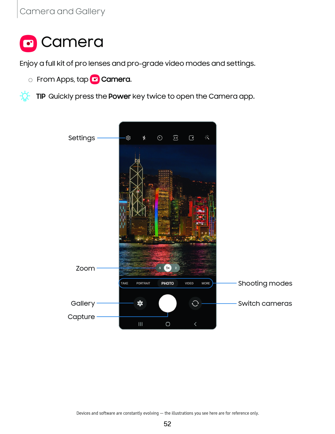 Camera and Gallery Galaxy S10 Verizon