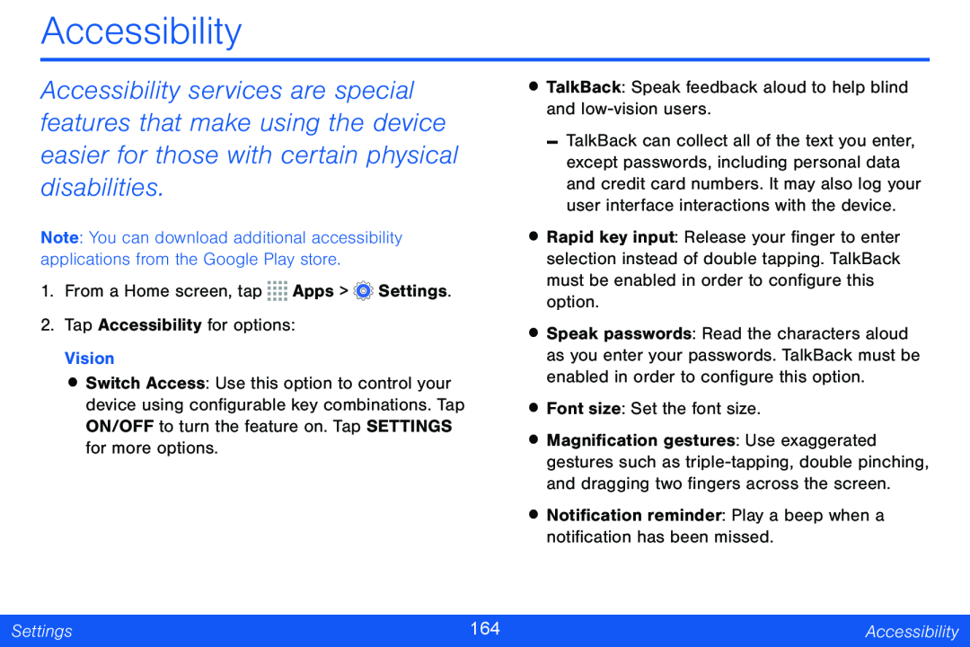 Accessibility