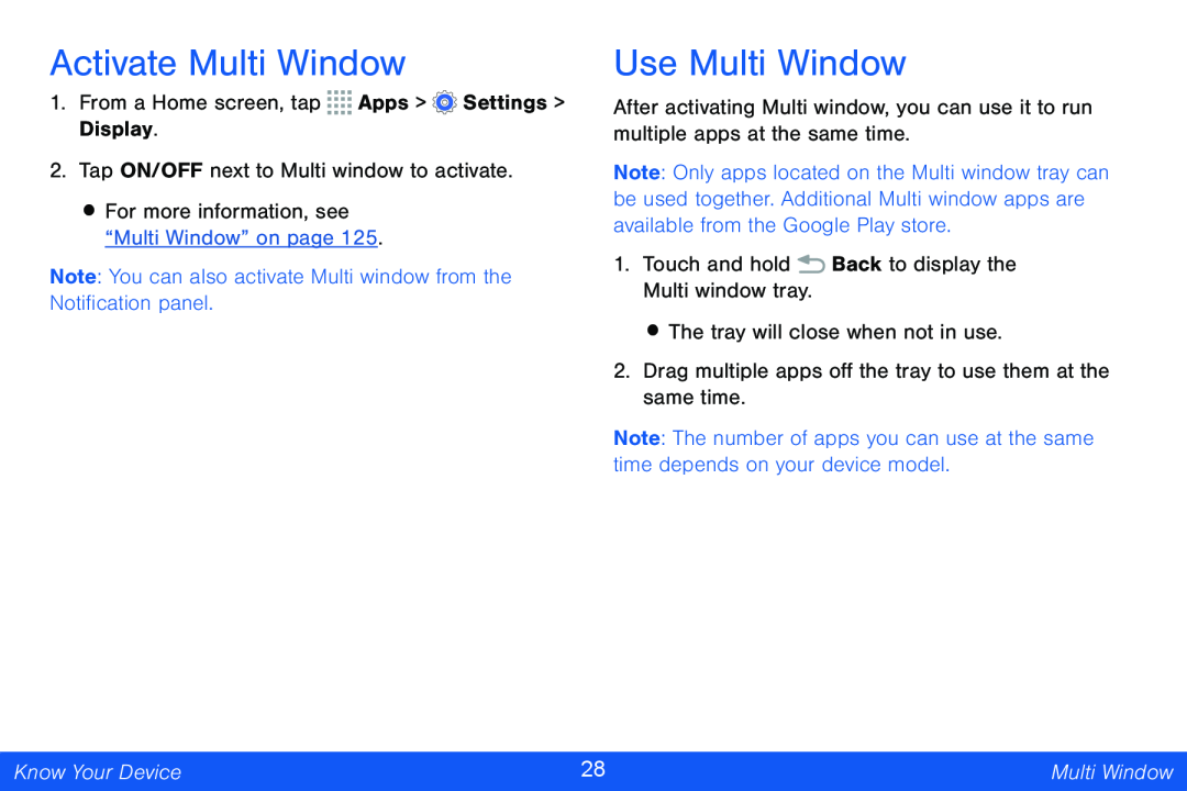 Activate Multi Window Galaxy Note Pro 12.2 Verizon