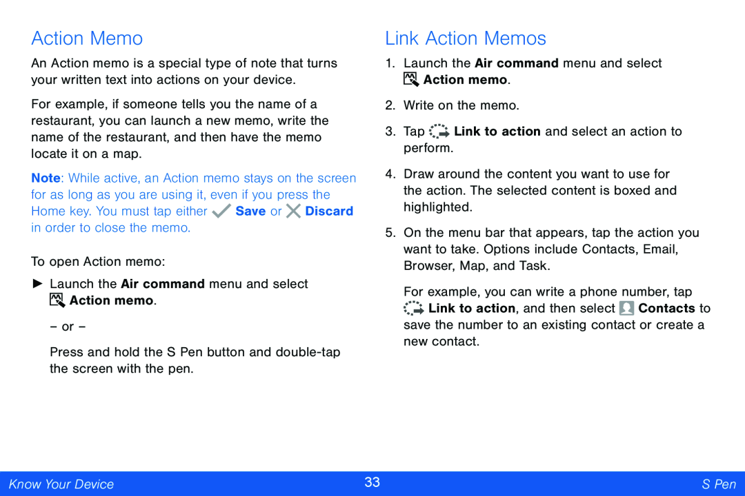 Action Memo Galaxy Note Pro 12.2 Verizon