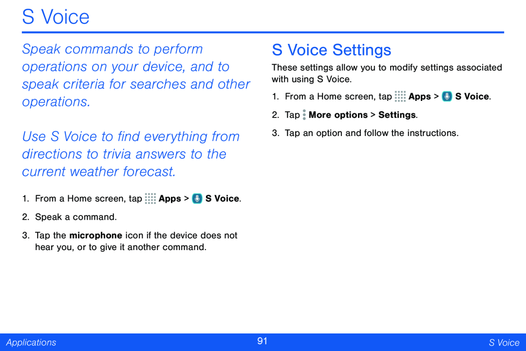 S Voice Settings Galaxy Note Pro 12.2 Verizon