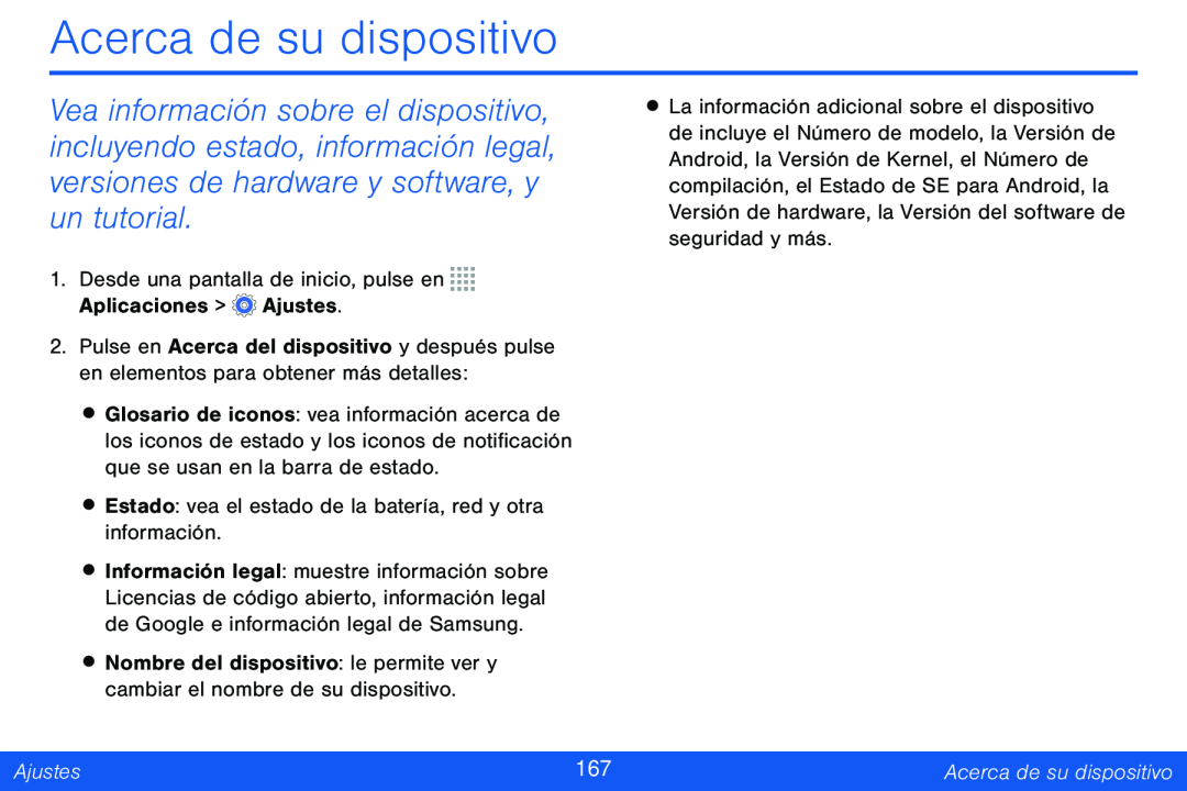 Acerca de su dispositivo