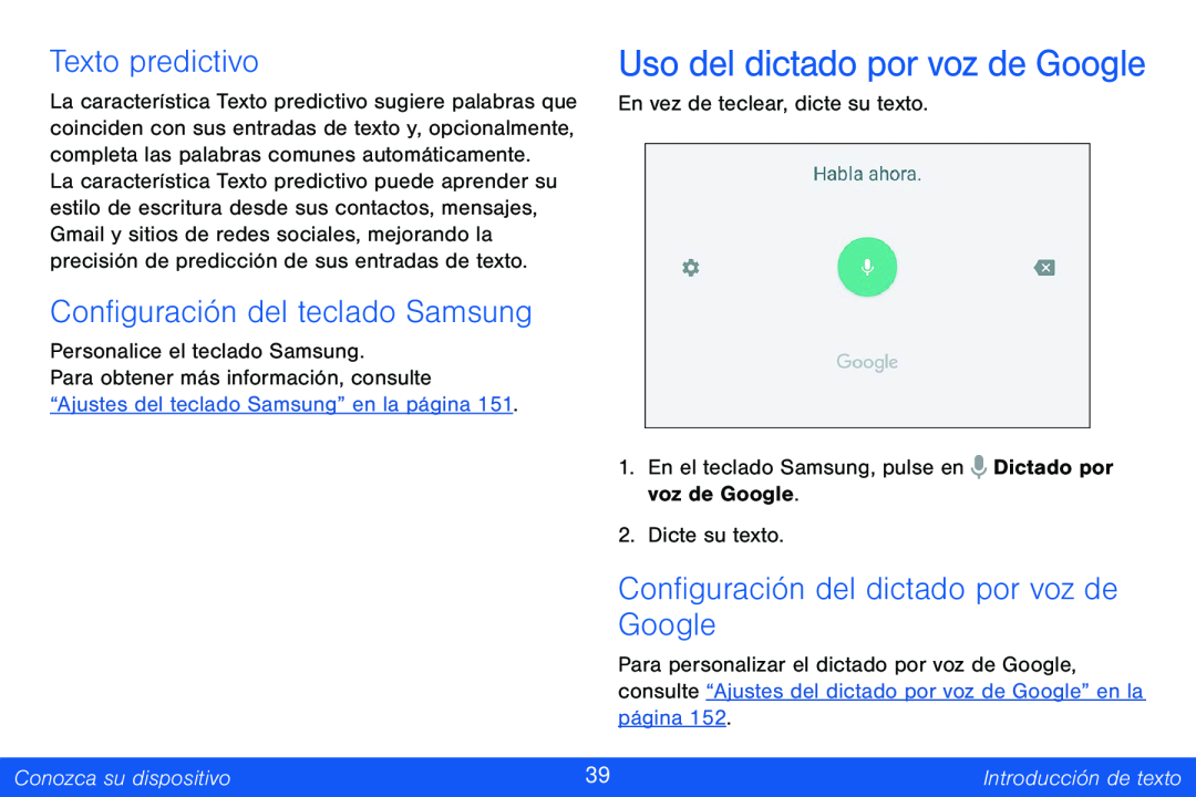 Uso del dictado por voz de Google Galaxy Note Pro 12.2 Verizon