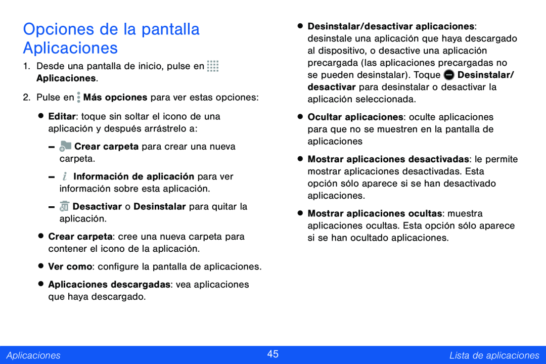 Aplicaciones Galaxy Note Pro 12.2 Verizon