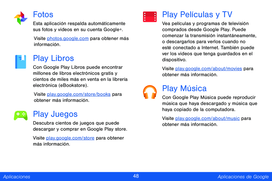 Play Libros Galaxy Note Pro 12.2 Verizon