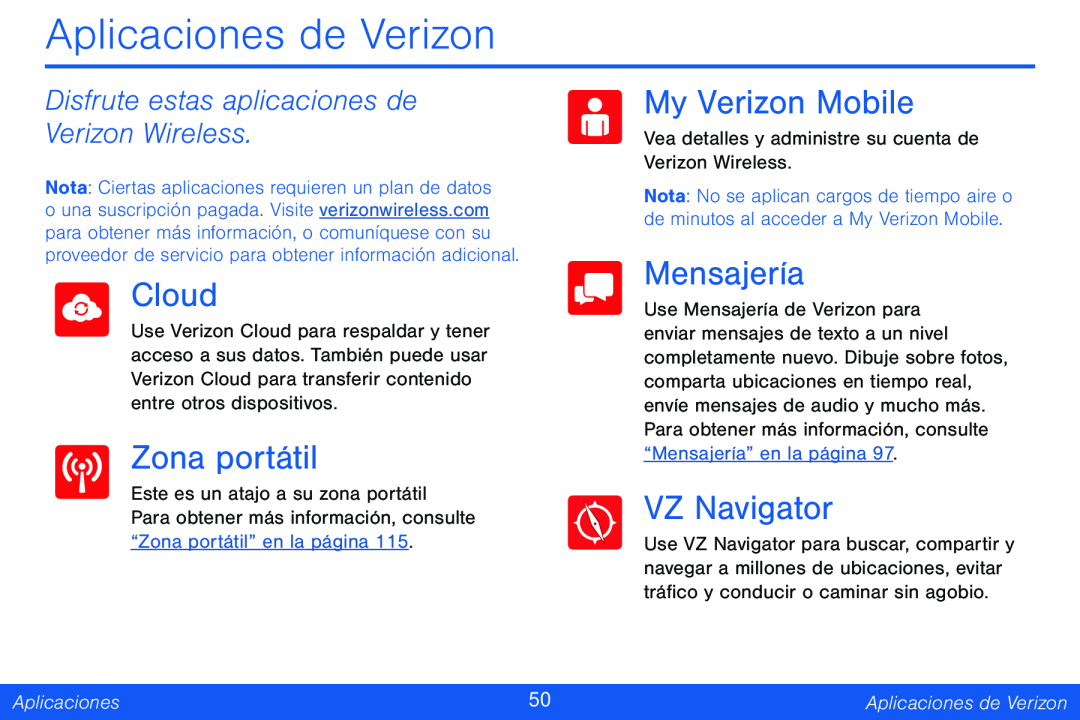 VZ Navigator Galaxy Note Pro 12.2 Verizon