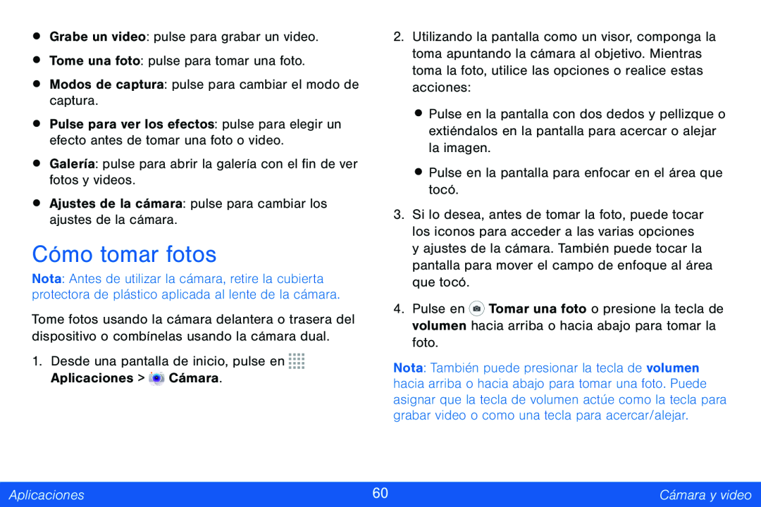 Cómo tomar fotos Galaxy Note Pro 12.2 Verizon