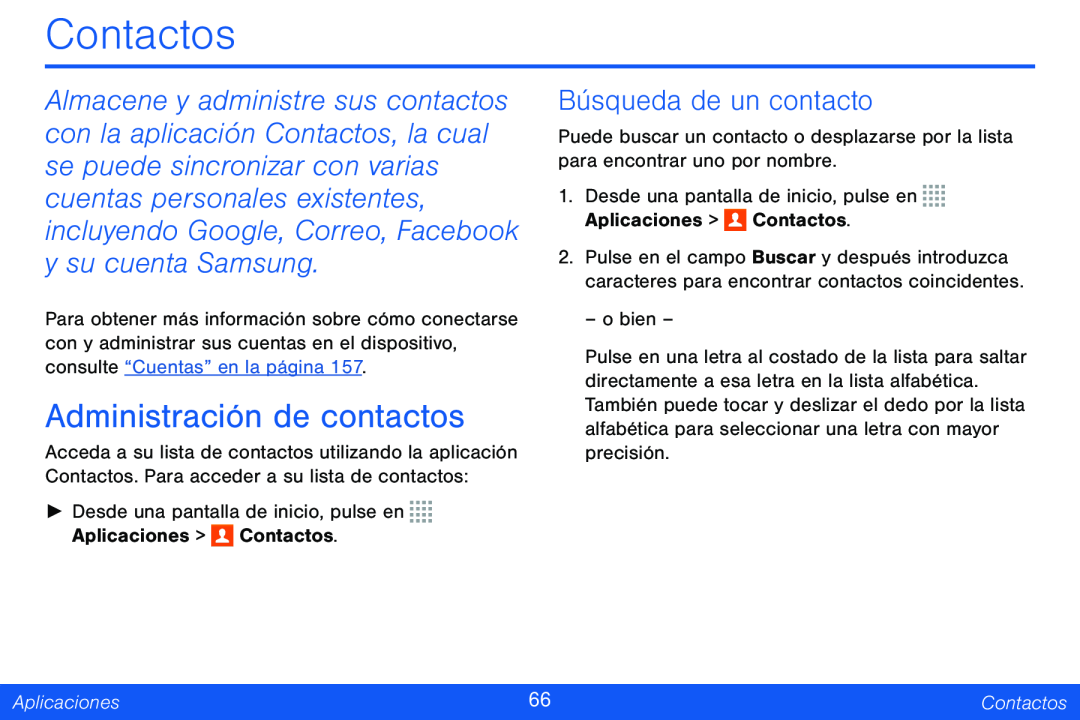 Contactos Galaxy Note Pro 12.2 Verizon