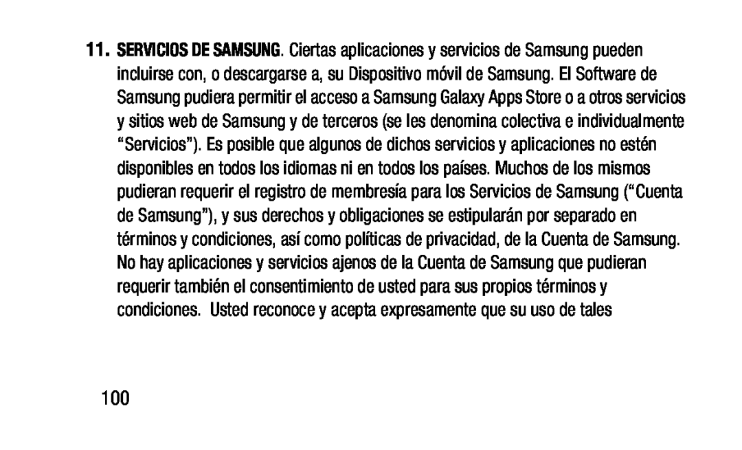 SERVICIOS DE SAMSUNG