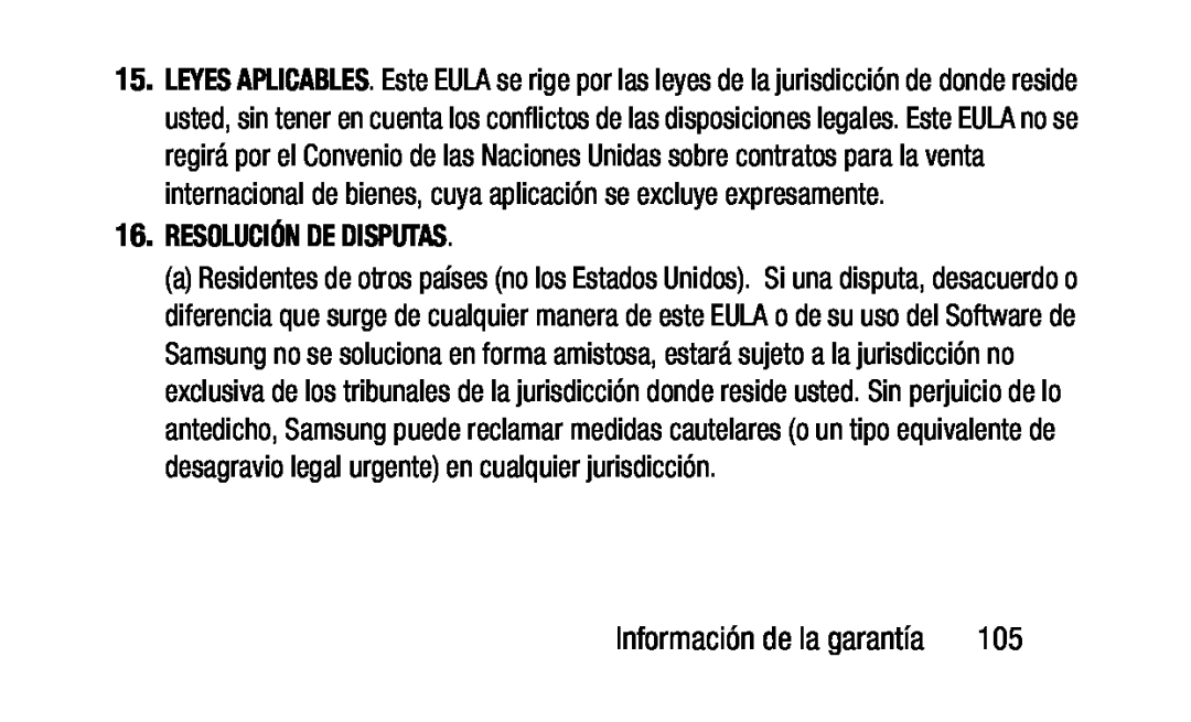 16.RESOLUCIÓN DE DISPUTAS