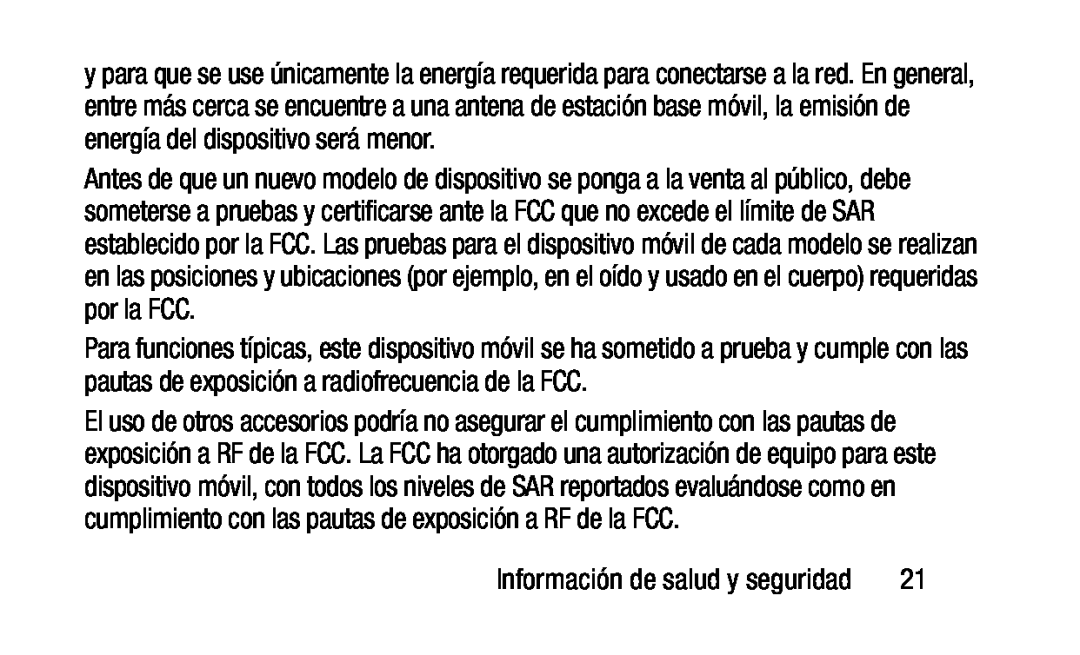 Información de salud y seguridad Galaxy Note Pro 12.2 Wi-Fi