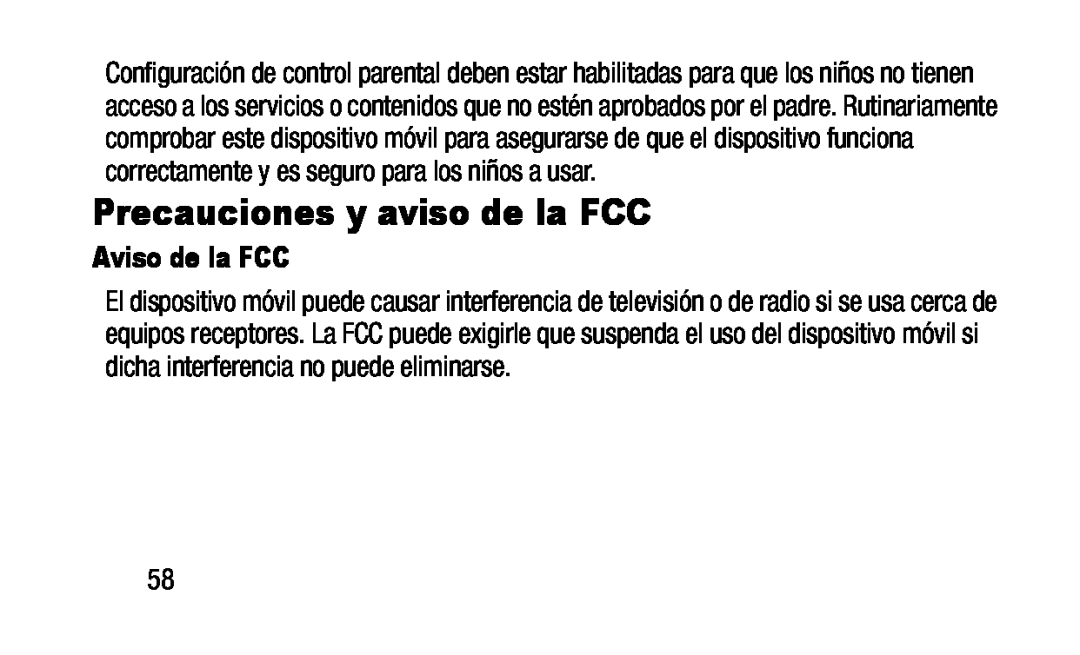 Aviso de la FCC Precauciones y aviso de la FCC