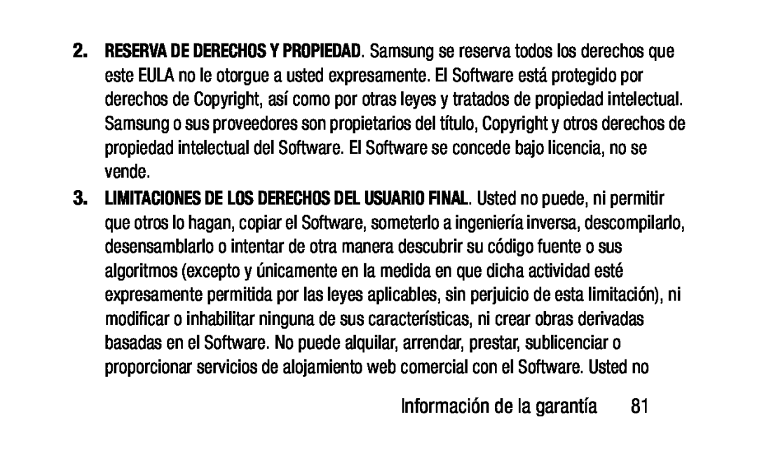 RESERVA DE DERECHOS Y PROPIEDAD Galaxy Note Pro 12.2 Wi-Fi