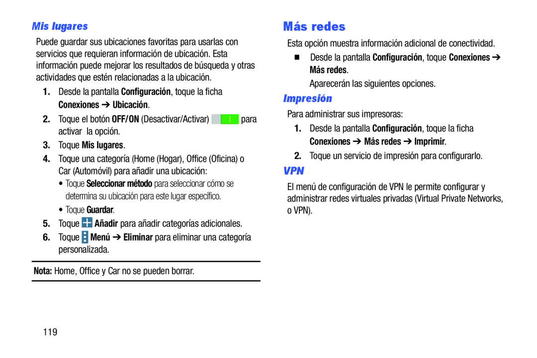 Mis lugares Galaxy Note Pro 12.2 Wi-Fi