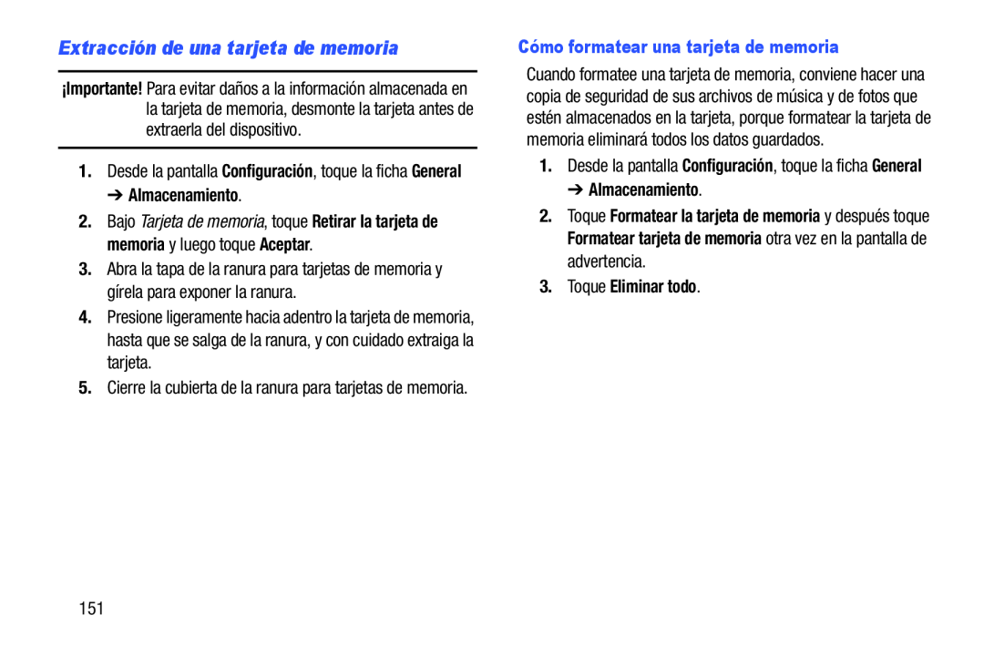 Extracción de una tarjeta de memoria Galaxy Note Pro 12.2 Wi-Fi