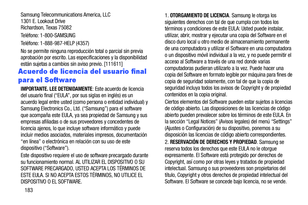 Acuerdo de licencia del usuario final para el Software