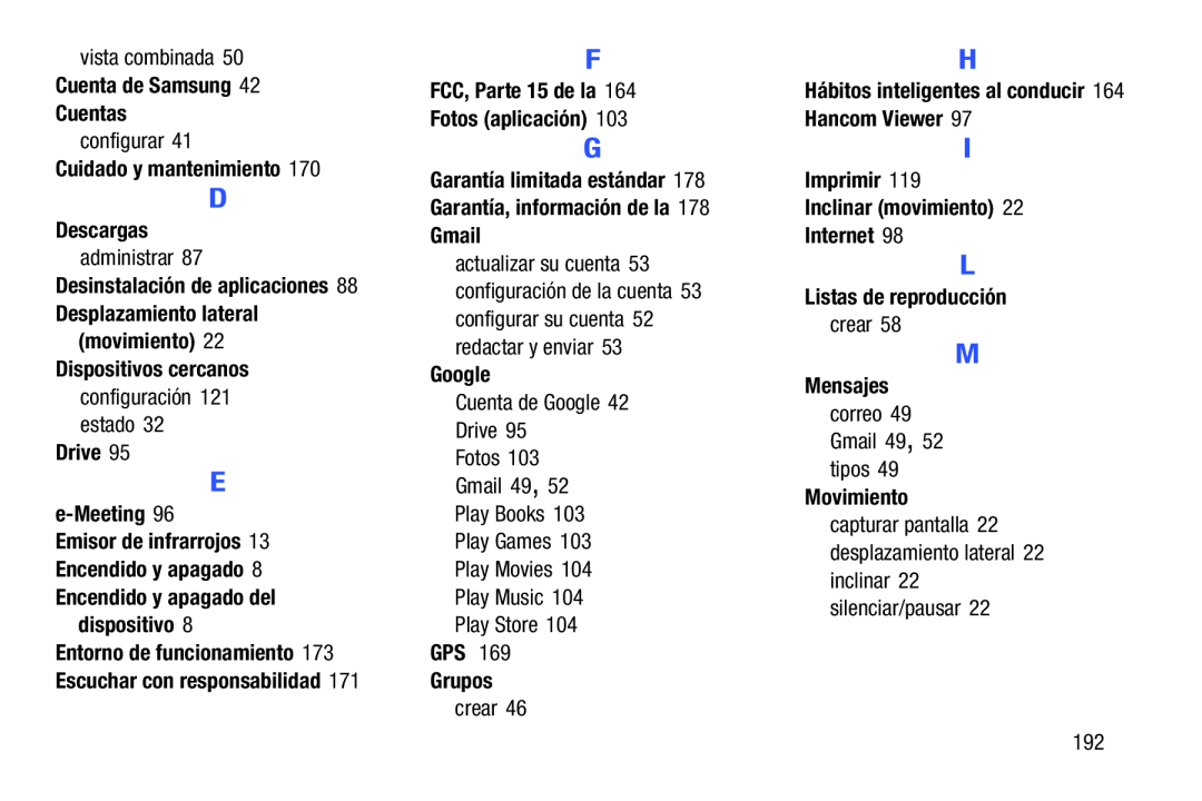 Cuenta de Samsung Cuentas