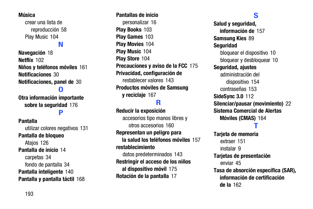 la salud los teléfonos móviles 157 restablecimiento Galaxy Note Pro 12.2 Wi-Fi