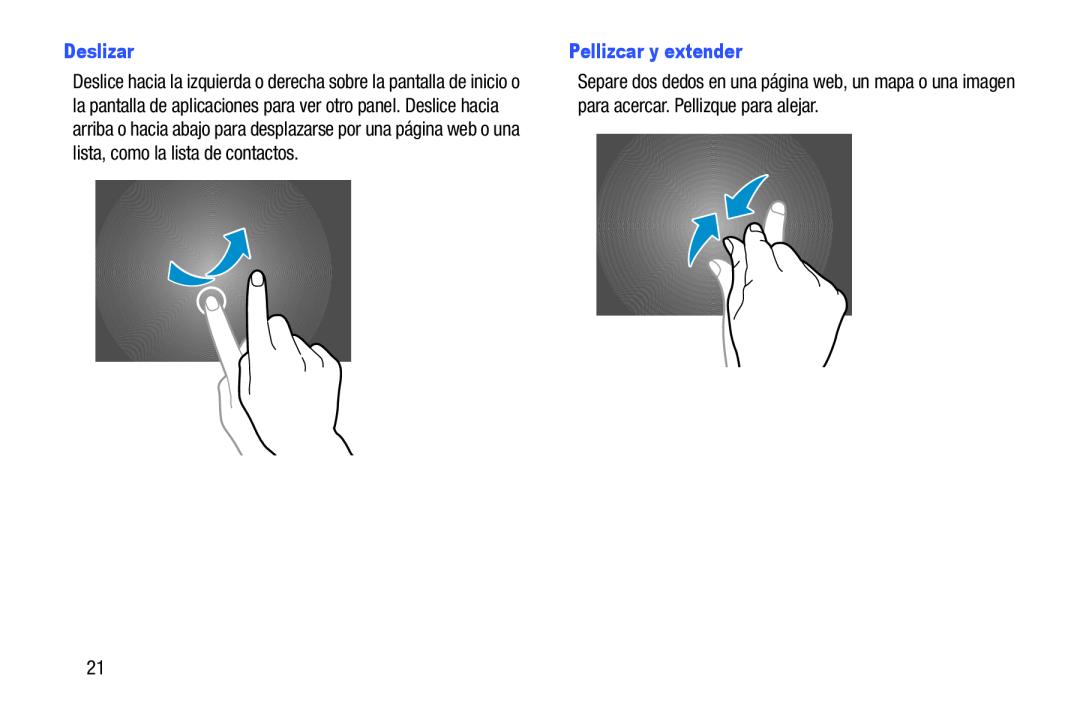 Pellizcar y extender Galaxy Note Pro 12.2 Wi-Fi