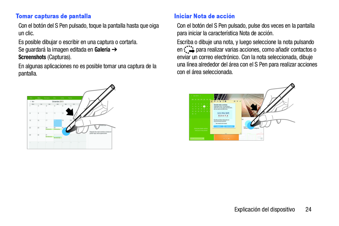 Iniciar Nota de acción Galaxy Note Pro 12.2 Wi-Fi