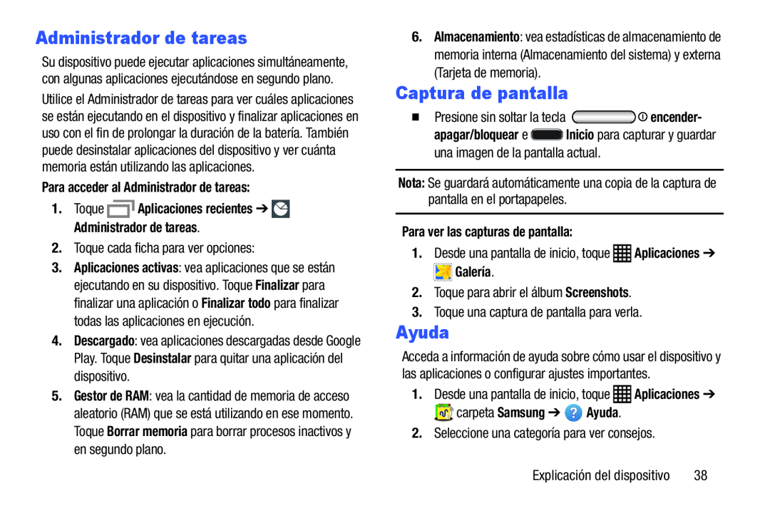 Administrador de tareas Galaxy Note Pro 12.2 Wi-Fi