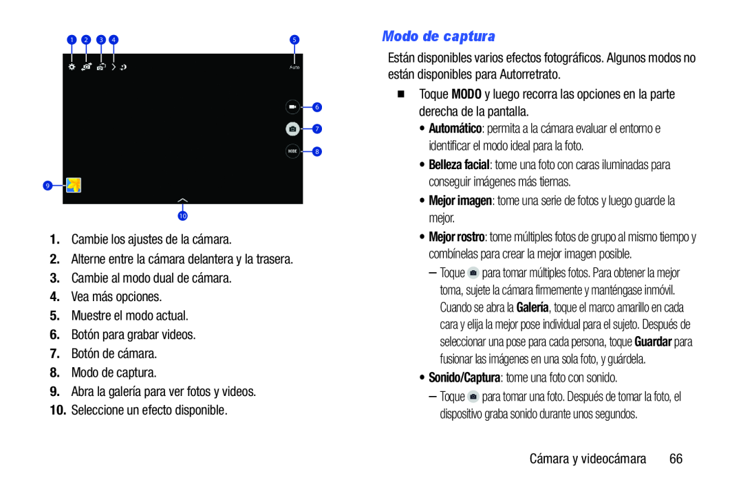 Modo de captura Galaxy Note Pro 12.2 Wi-Fi